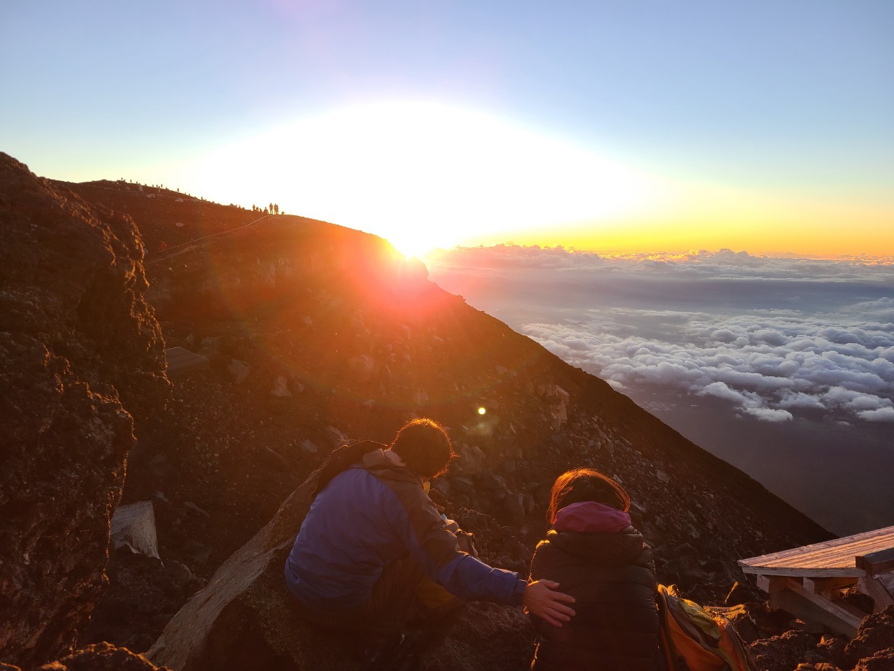 Alba sul Monte Fuji